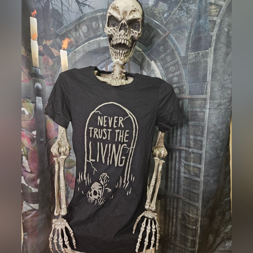 Black Craft Never Trusting the Living Womens tshirt